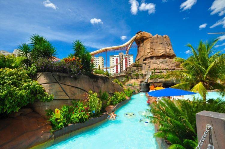 Piazza Diroma - Com Acesso Acqua Park Cn-Go Aparthotel Caldas Novas Ngoại thất bức ảnh